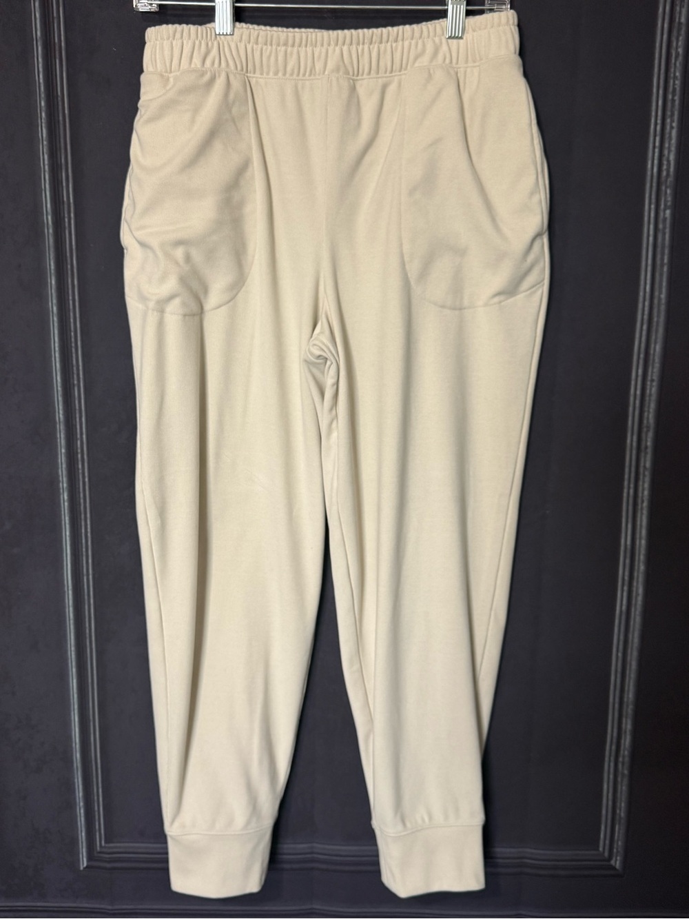 Varley Like New Soft Elastic Waist Joggers - cream